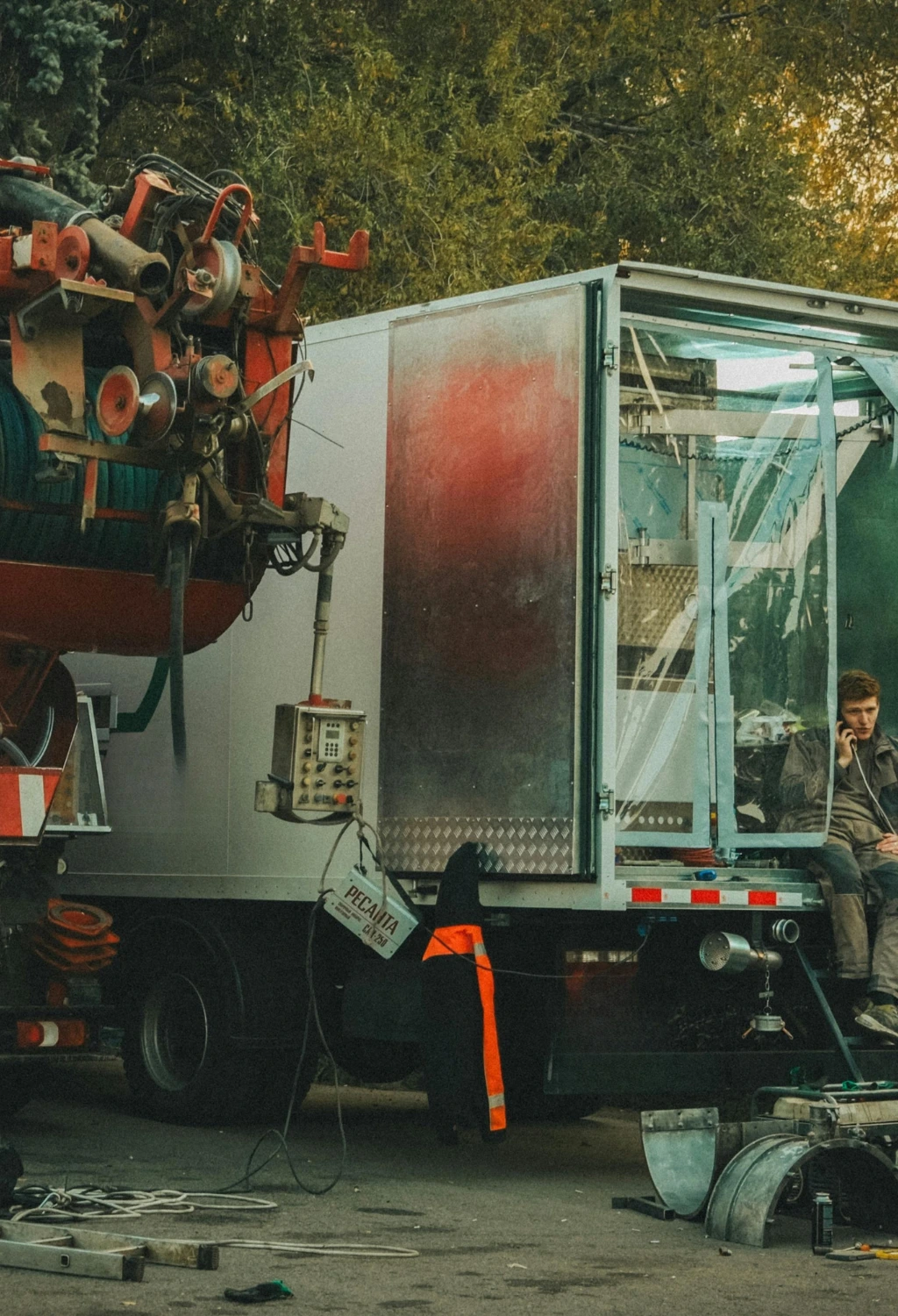 Roadside truck repair